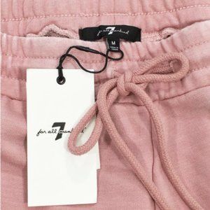 $198 NWT 7 for all Mankind blush jogger